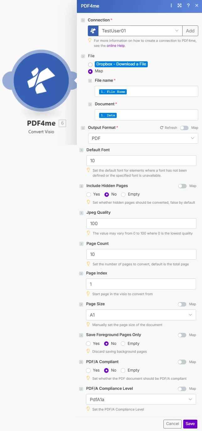 Converter Visio Make